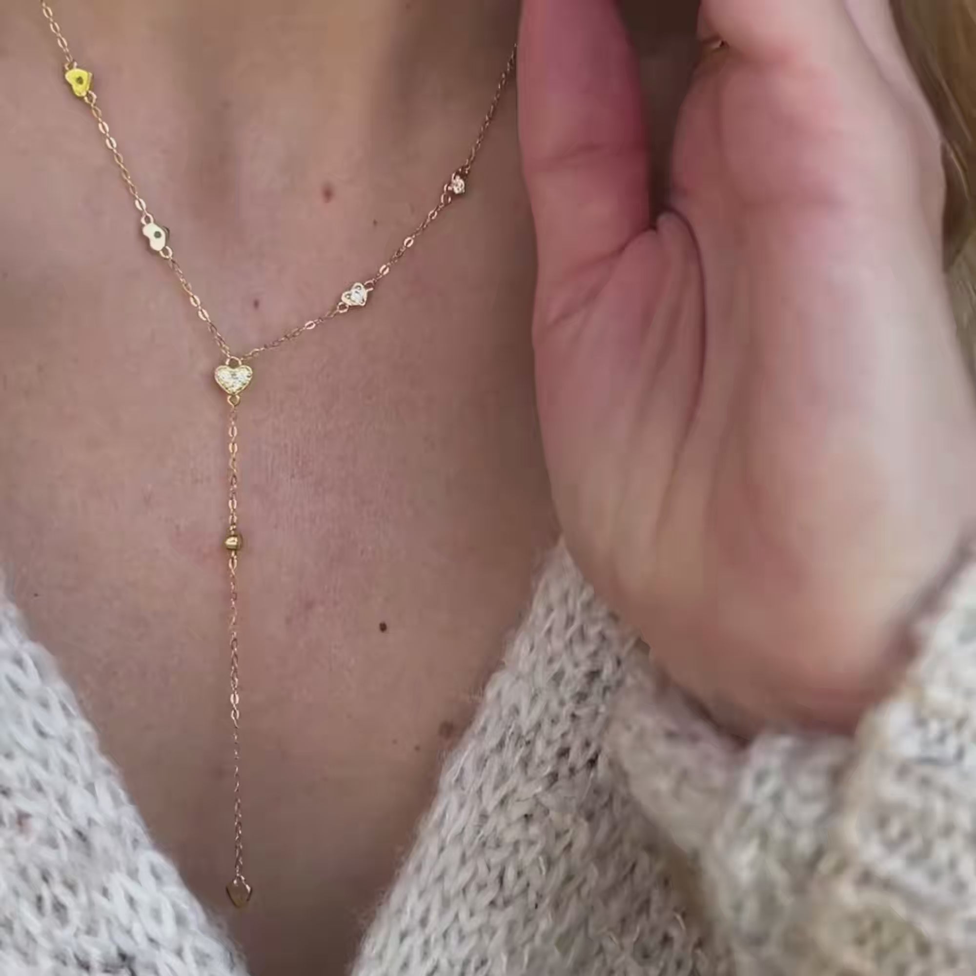 Collier Chaîne Y Cherish Argent 925 en Or